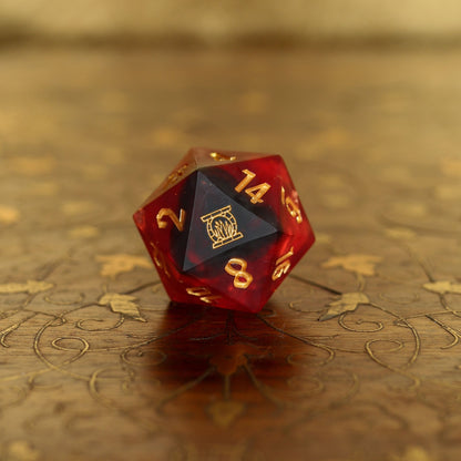 Embers | Emberglow Original | 33MM Sharp Edge Dice D20