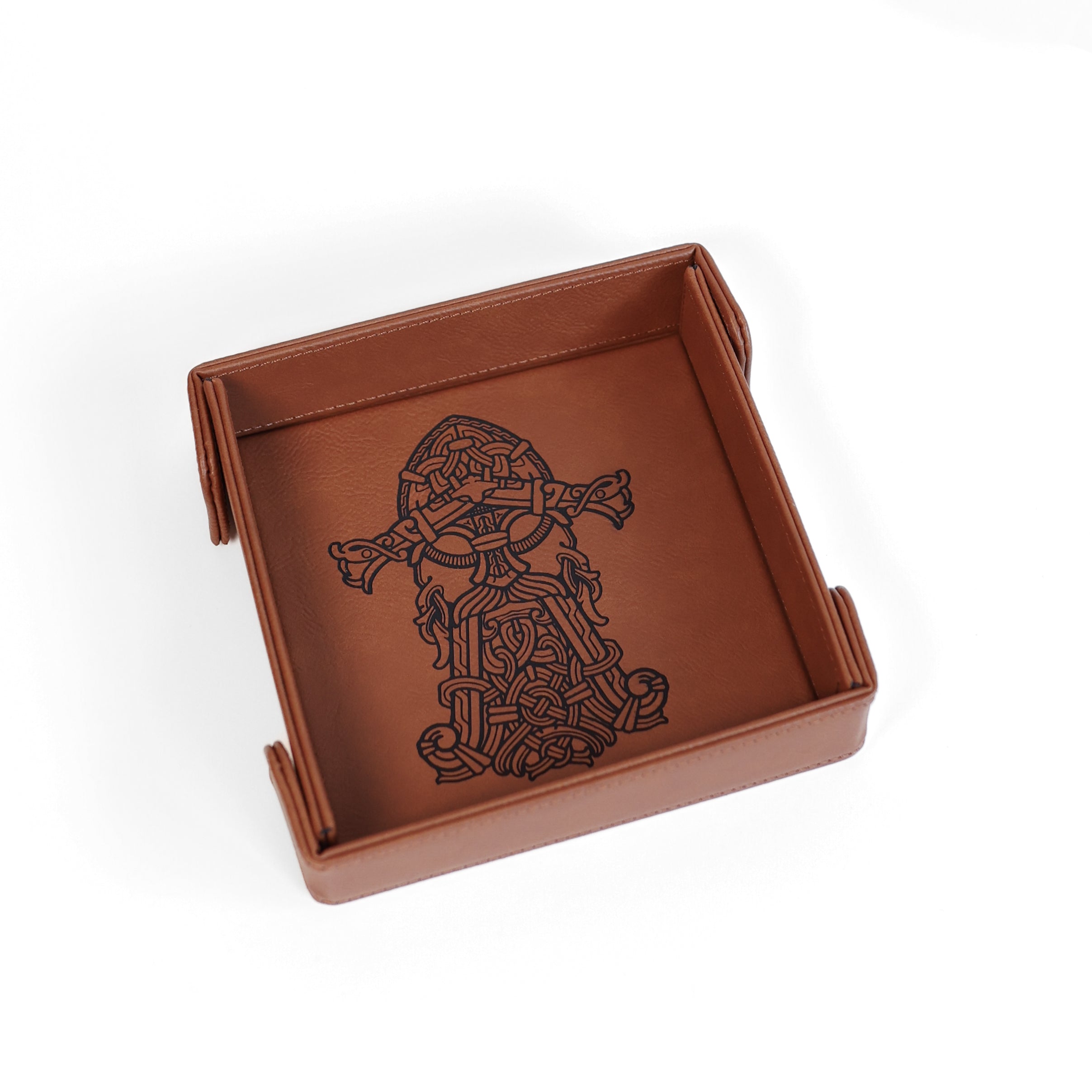 HAMMAR! |  SM Magnetic Vegan Leather Dice Tray (Square)