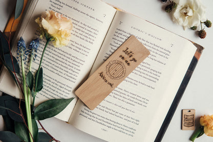 Adventure Hobbit Hole | Engraved Wooden Bookmark - Emberglow Gaming