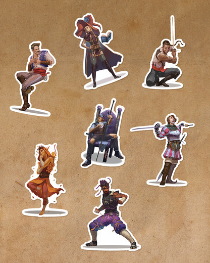 Minmaxed Sticker Pack - 7 Stickers