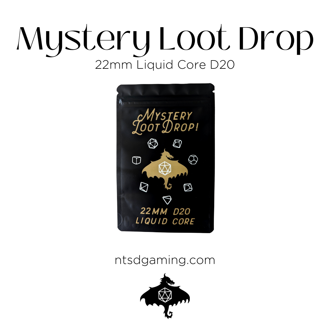 22mm Liquid Core D20 | Mystery Loot Drop - Emberglow Gaming