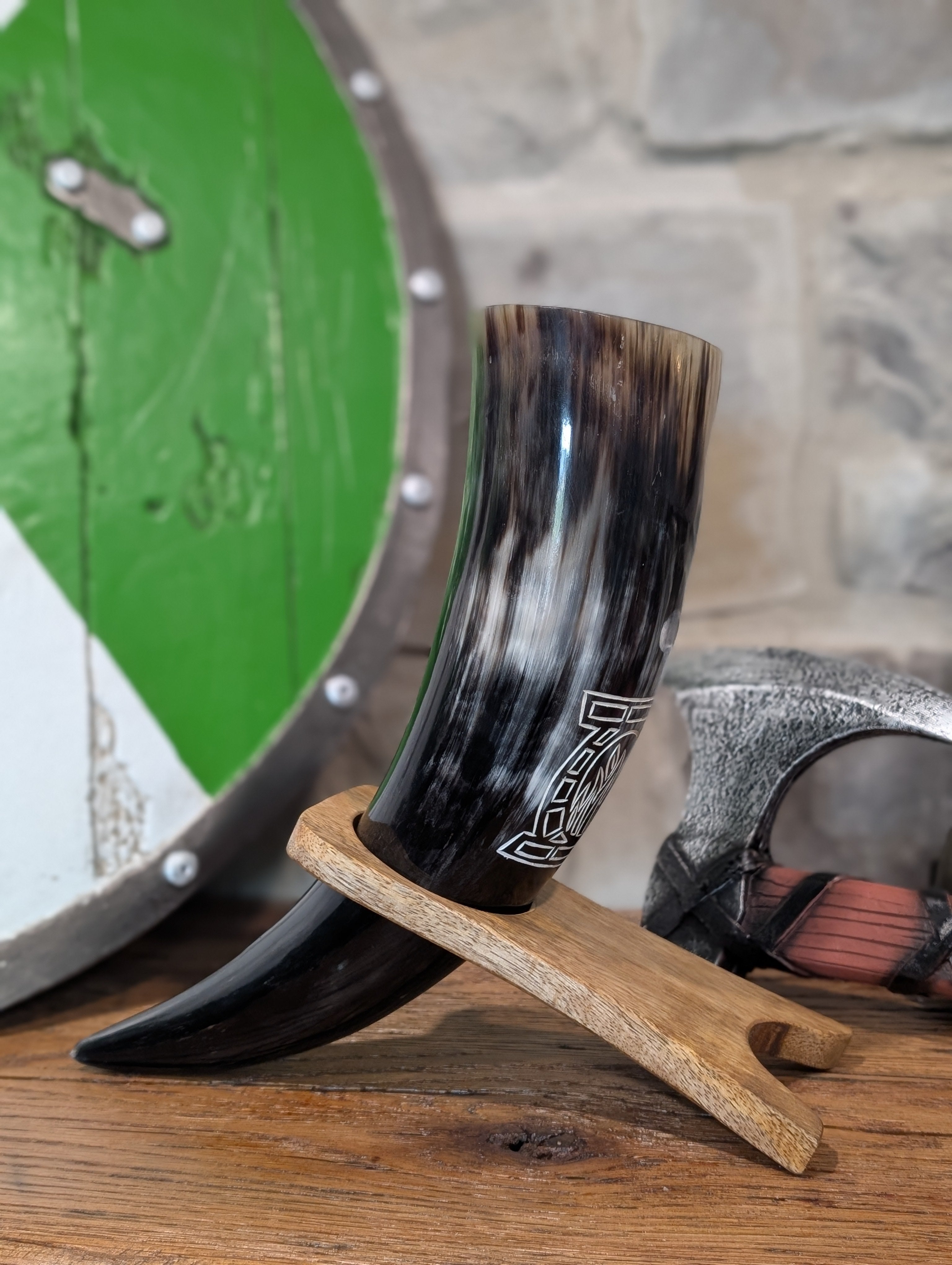 Emberglow Viking Drinking Horn