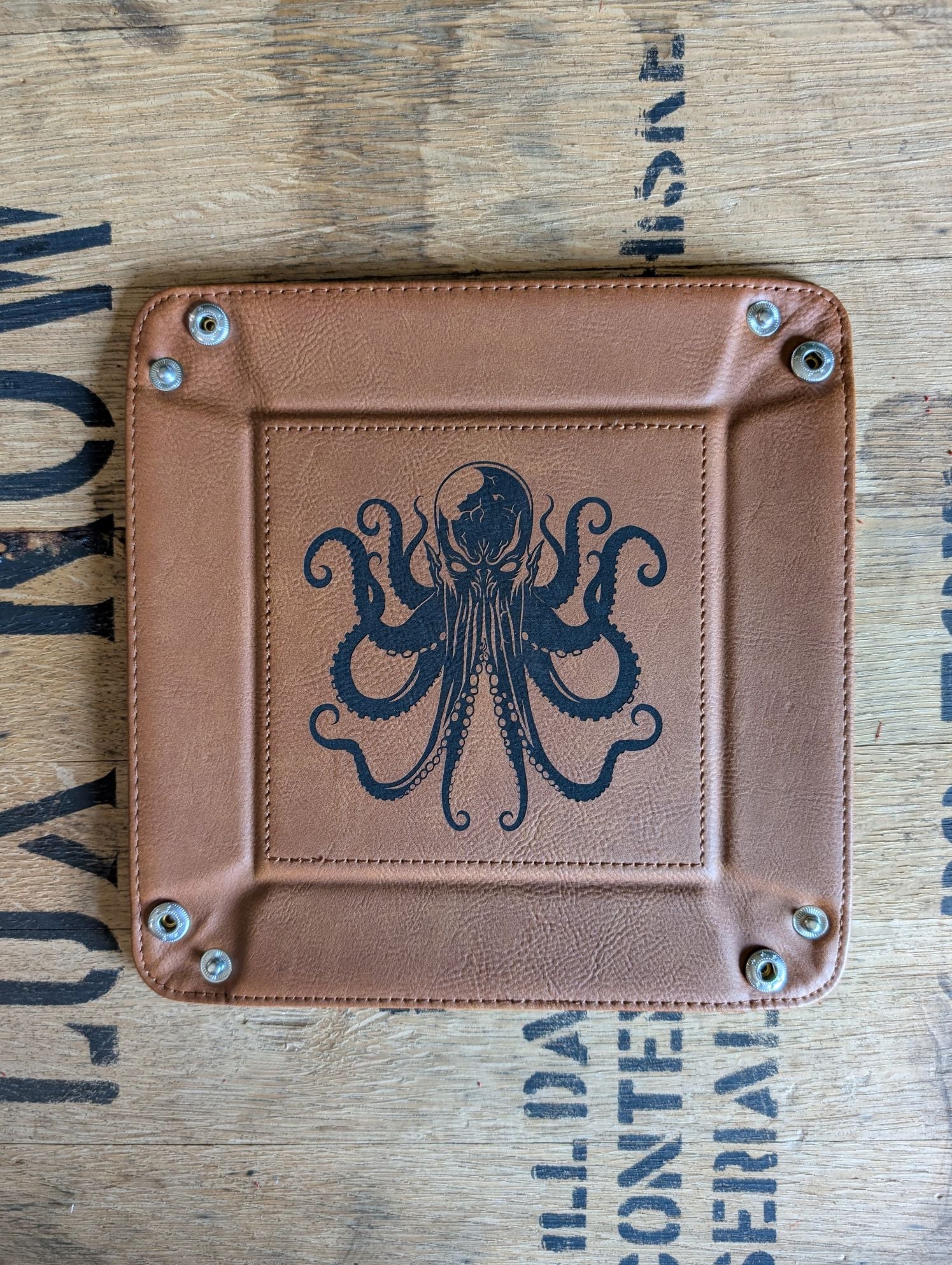 Hidden Horrors | Vegan Leather Dice Rolling Tray