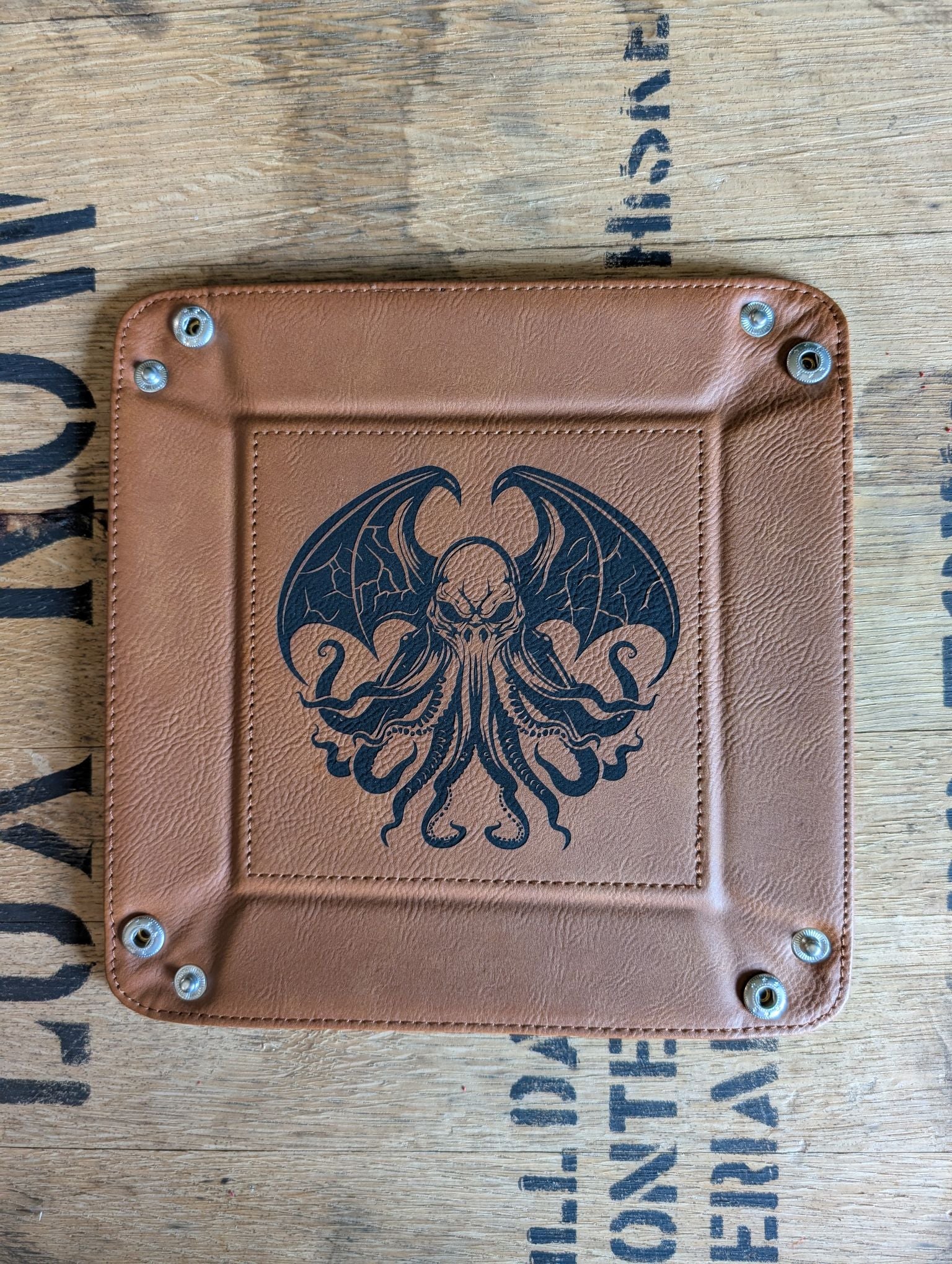 Elder Whispers | Vegan Leather Dice Rolling Tray