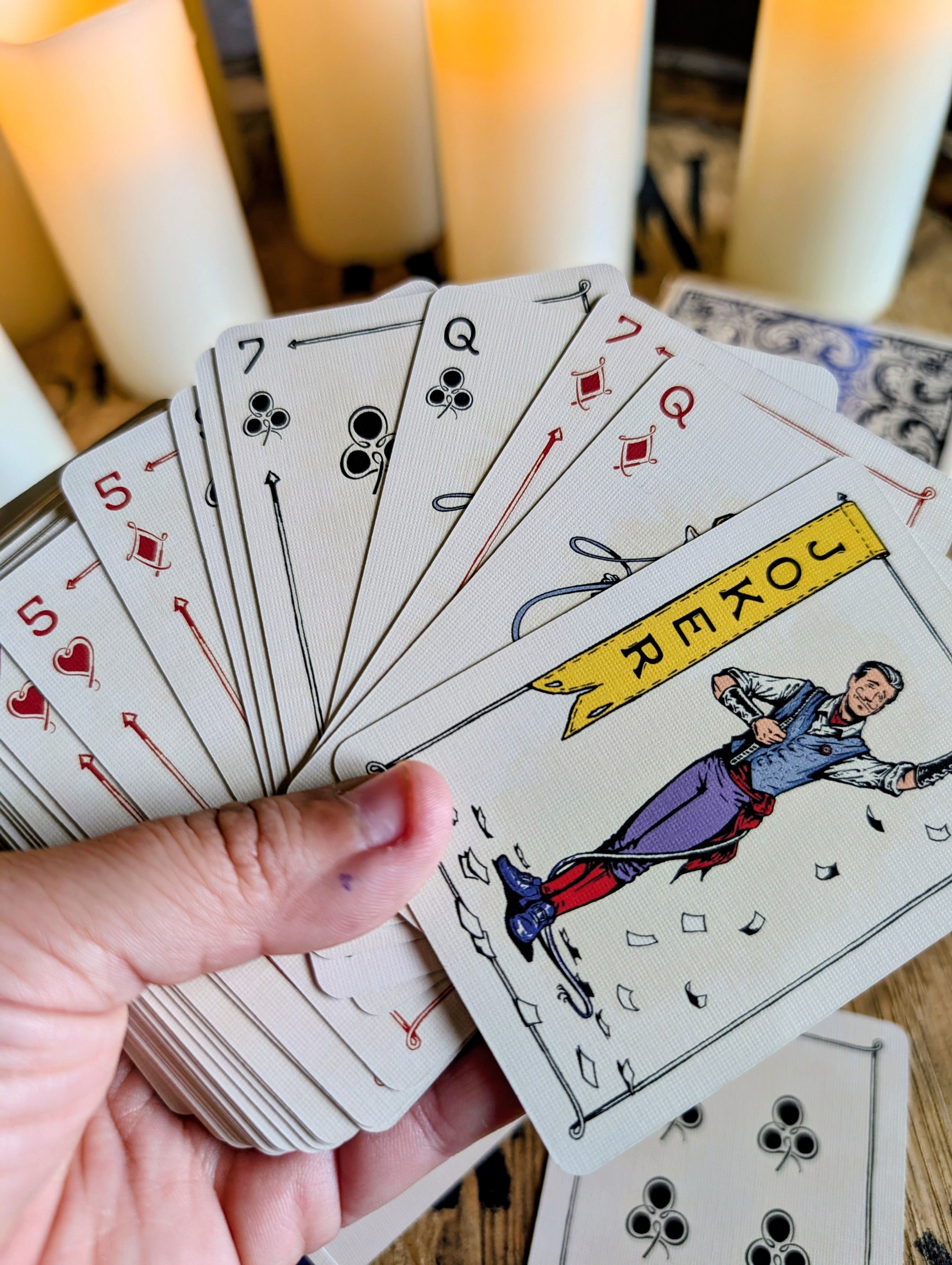 JZW | Card Deck with Game | 2 Sets of Cards