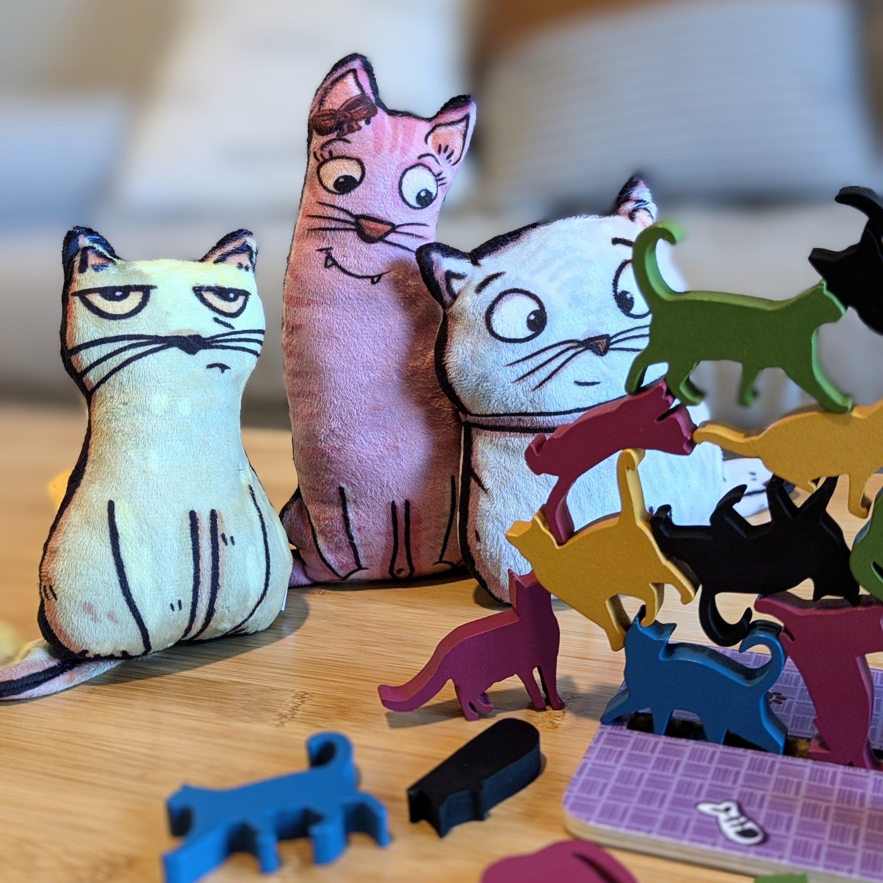 Stack O’ Cats Mascot Cat Toys – Crinkle + Catnip Edition