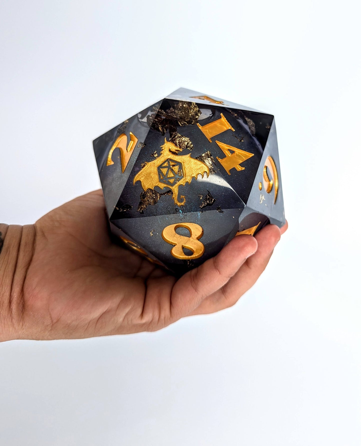 Telemachus | Liquid Core 95mm D20 - Emberglow Gaming