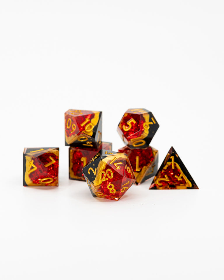 Ashardalon's Treasure | 7 Piece Sharp Edge Set - Emberglow Gaming