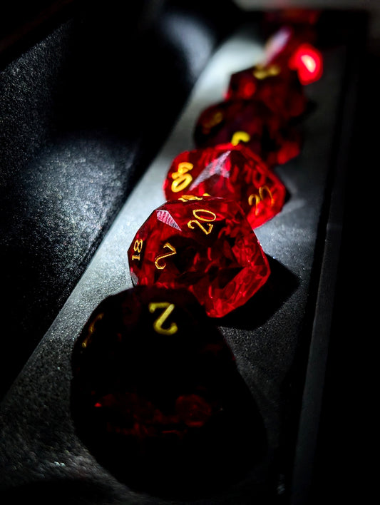 Rubies Infinity Glass Set - Emberglow Gaming