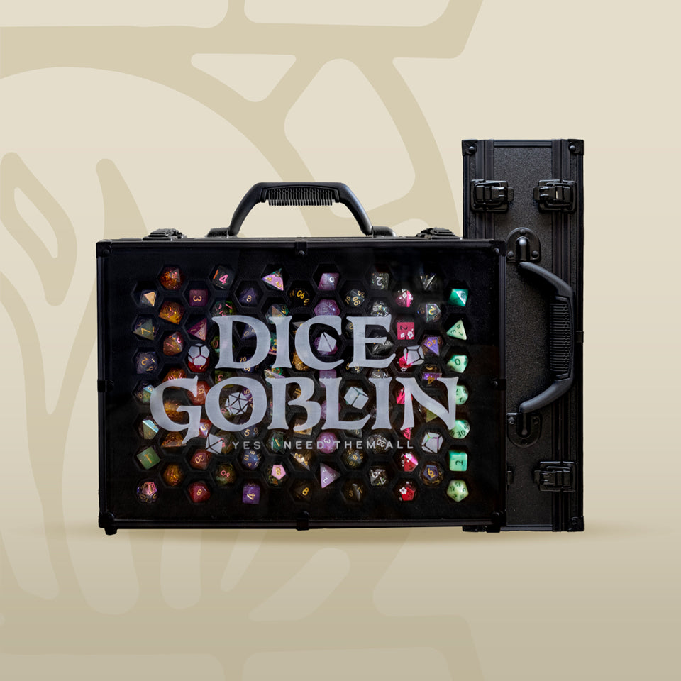 COLOSSAL Dice Goblin | 66 Set Capacity | Plexi Glass Dice Display Case