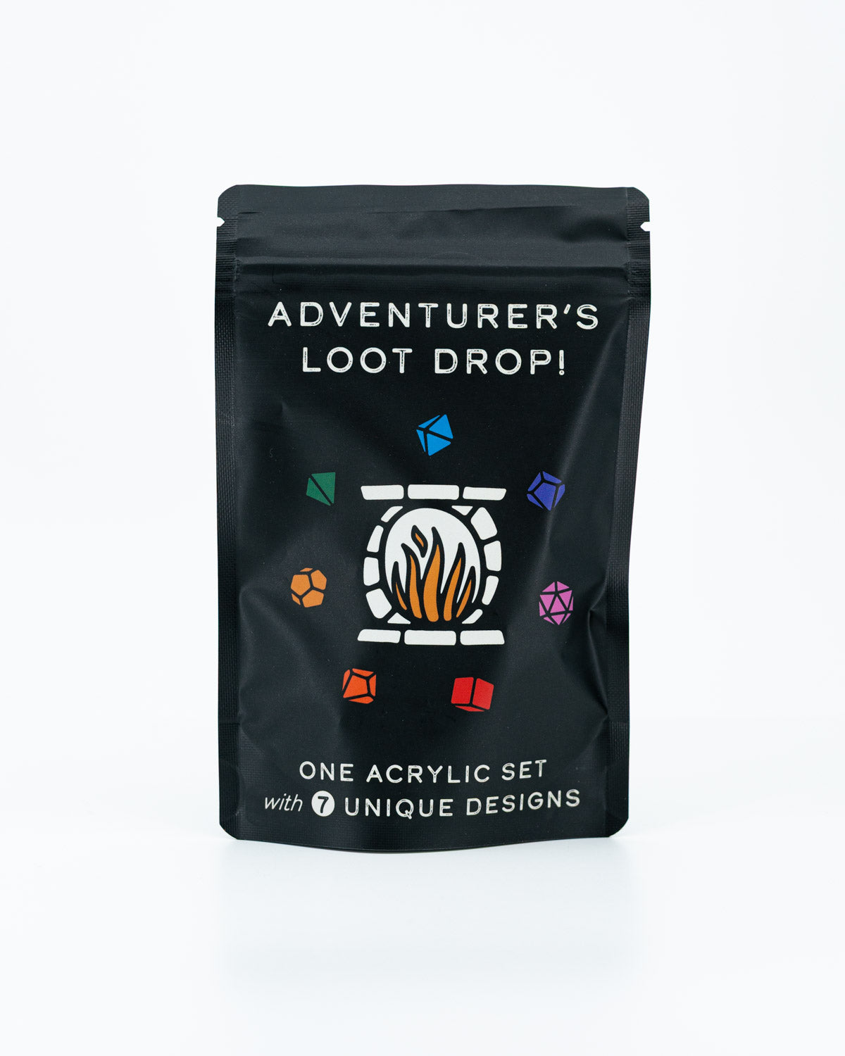 Unique Acrylic Set | Each Dice With A Unique Design | Mystery Loot Drop