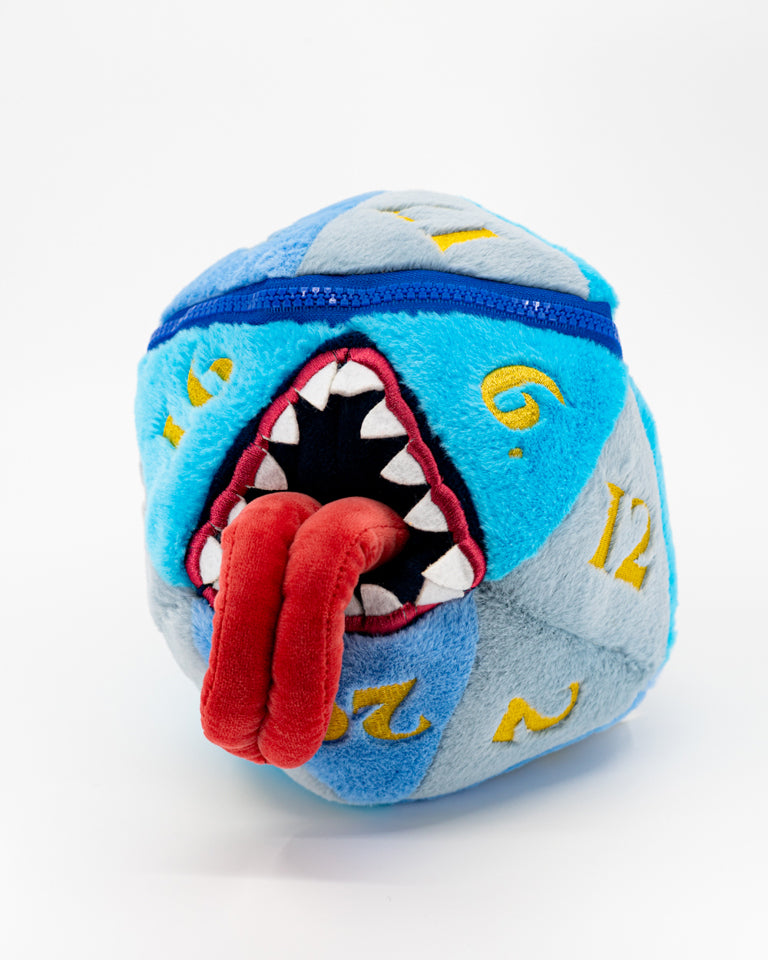 Lil' Luncky - 6.5" Stuffed D20 Mimic Plushie - Emberglow Gaming