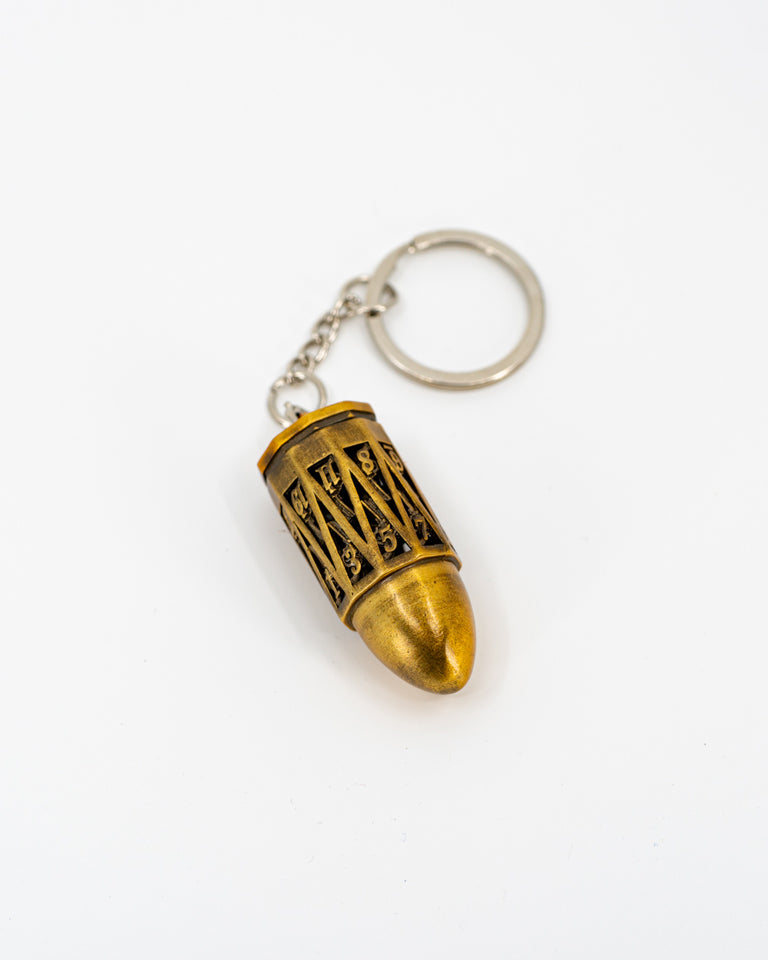 Bravo | Brass Bullet Keychain with Micro Metal Set - Emberglow Gaming